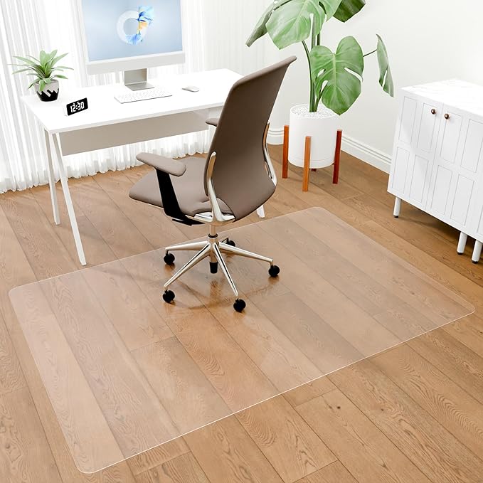 100pointONE Office Chair Mat for Hardwood Floors, Easy Glide Office Mats for by 100pointONE