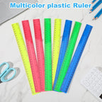 120 Pack Clear Plastic Rulers 12 Inch, Rulers Bulk - Image 4