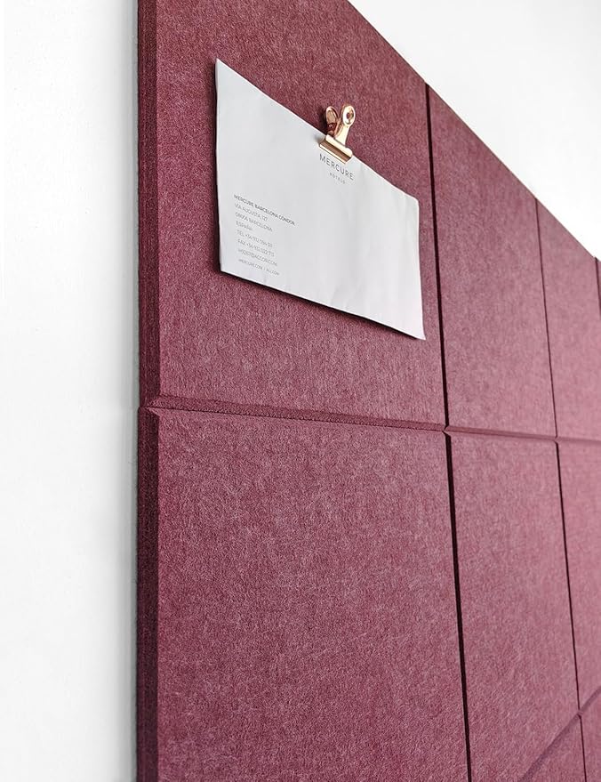 DECORITA Felt Wall Tiles | Large Cork Board Alternative | Aesthetic Felt - Image 3