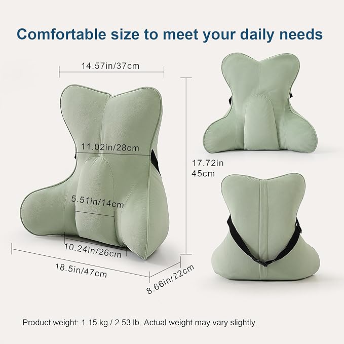 Ailuteie Ergonomic Lumbar Support Pillow – Multi-Functional Back Cushion - Image 2