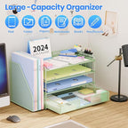 OPNICE Desk Organizer, 4-Tier Desktop File Organizer - Image 6