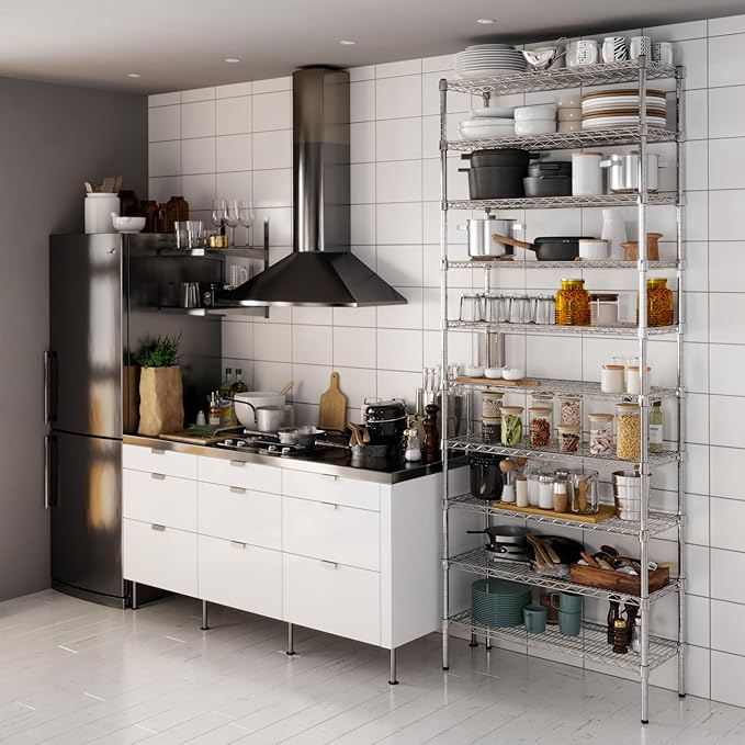 Regal Altair 14" Deep x 36" Wide x 96" Height Wire Shelving Kit | 10-Tier | NSF - Image 6