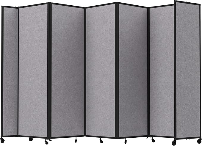 Versare Room Divider 360 Portable Wall Partition | Folding Panels | Large by VERSARE