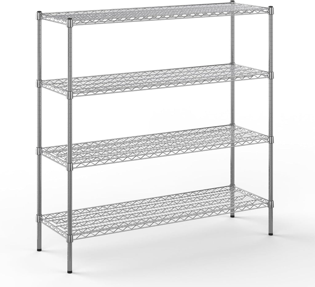 Regal Altair 18" Deep x 54" Wide x 54" Height Wire Shelving Kit | 4-Tier | NSF