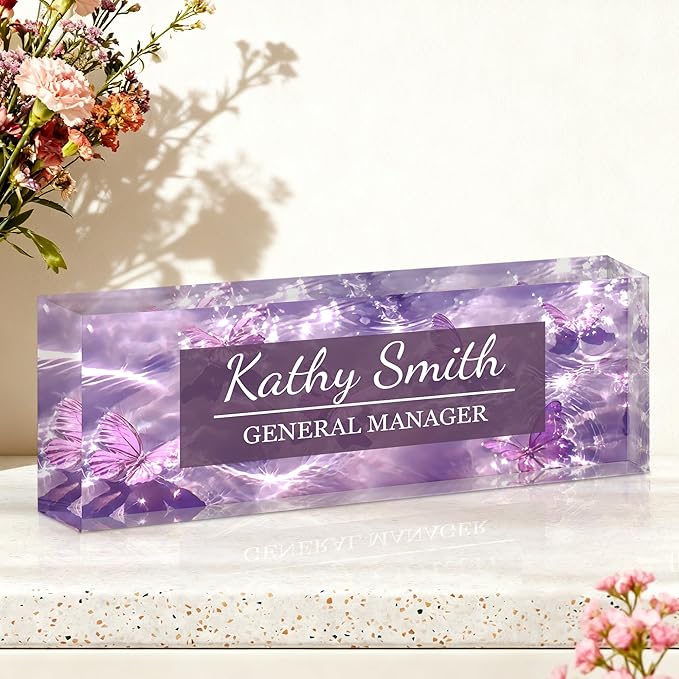 Ship Next Day-Custom Name Plate by Unknown