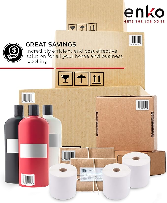 enKo 4 x 6 Direct Thermal Address & Shipping Labels Compatible - Image 6