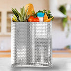Amiff Silver Thermal Bubble Mailer, 11 x 15 Inches. 50 Pack Metallic Bubble - Image 6