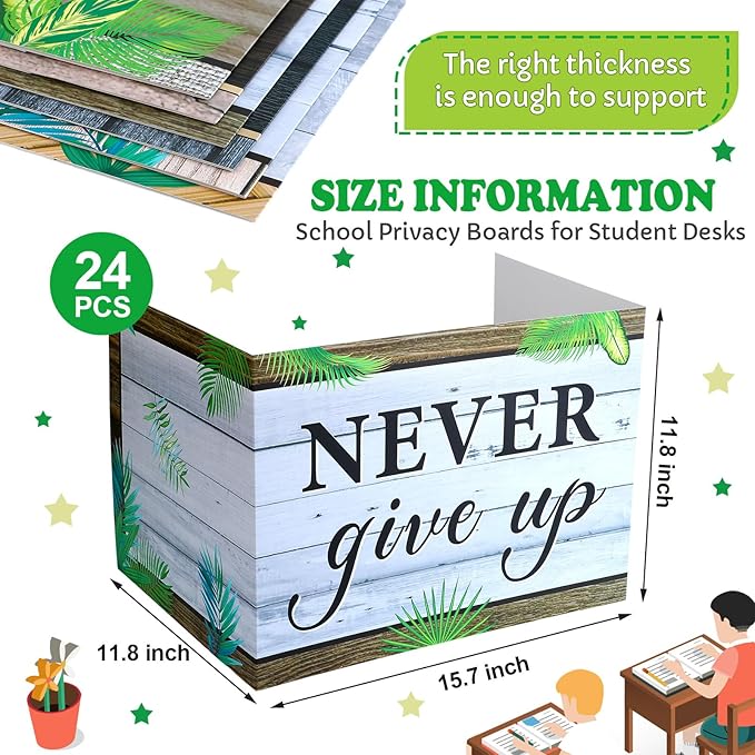 Honoson 24 Pcs Bulk Inspirational Privacy Folders - Image 2