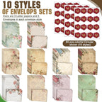 TaoBary 160 Pcs Stationery Paper Set 50 Double Sided Stationery Papers - Image 4