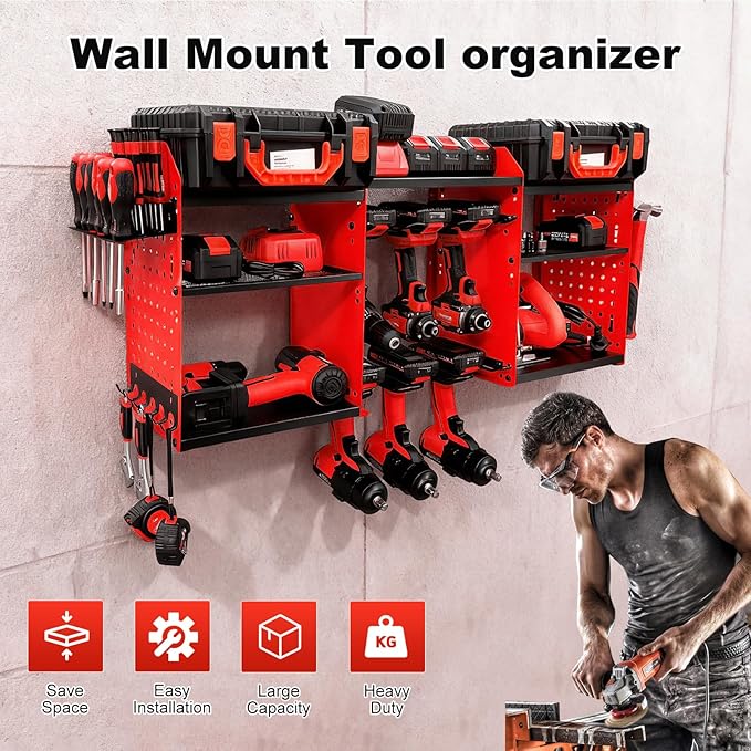 ERVNYNT 3 layers power tool organizer Loads 150lbs - Image 4