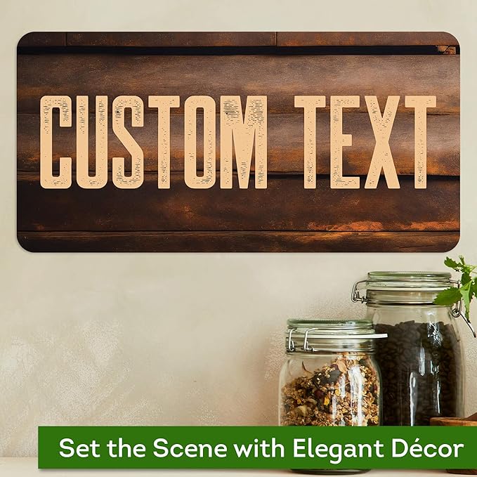Custom Sign, Custom Street Sign, 11 Font Colors, 13 Font Styles, 4 Hole Options - Image 4