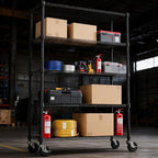 M MZG 5 Tiers Shelf 1750 lbs Steel Storage Shelving Utility Shelving Unit Steel - Image 7