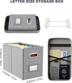 Oterri Hanging Filing File Box - Image 2