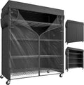 reibii 45"w 5-tier storage shelves with cover &, main product view