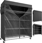 reibii 45"w 5-tier storage shelves with cover &, main product view