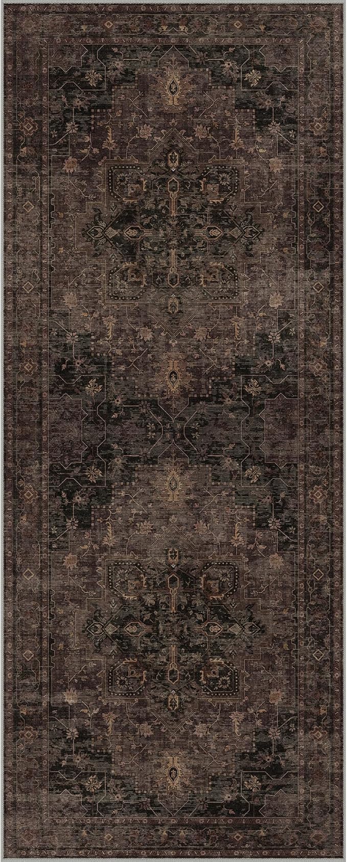 GENIMO 2x5 Runner Rugs for Hallway, Machine Washable Non Slip Vintage Rugs - Image 8