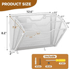 Docnest 3 Tier Mesh Wall File Holders - Image 2