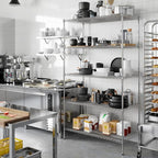 Regal Altair 24" Deep x 48" Wide x 86" Height Wire Shelving Kit | 5-Tier | NSF - Image 7