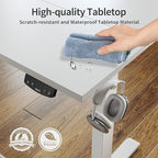 Agilestic Electric Standing Desk, Large 63 x 24 Inches Height Adjustable Desk - Image 5