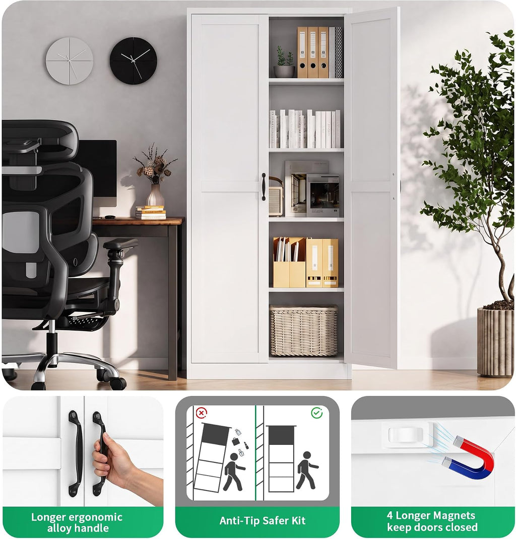 metal garage storage cabinet, durable metal storage solution, package contents