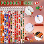 JULMELON 72PCS Christmas Party Favors Set, Pencils - Image 3