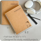 le vent 2-Pack A4 Dot Grid Spiral Notebooks - Image 2