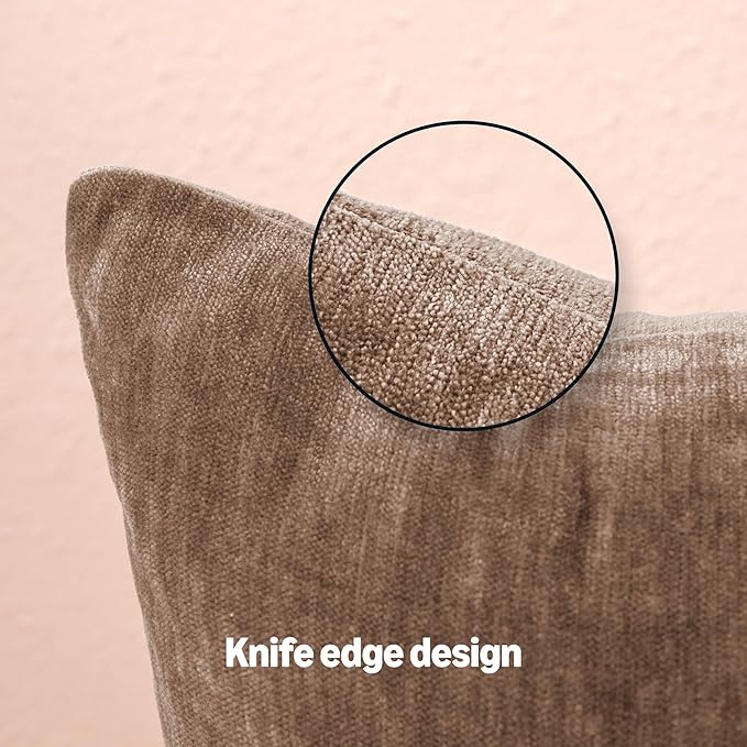 Amazon Basics Chenille Throw Pillow Covers, Home Decor Cushion Cover - Image 4