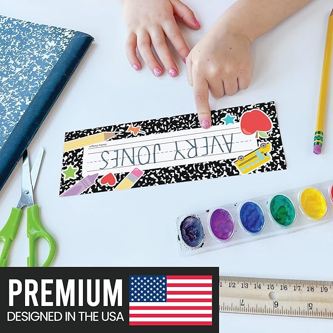 Hadley Designs Desk Name Tags For Classroom -25 Student Name Plates For - Image 5
