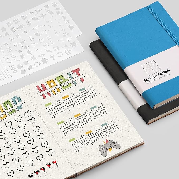 AHGXG Dotted Bullet Grid Journal 2 Pack - Image 6