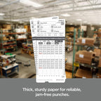 300 uPunch Time Cards for HN4000 AutoAlign Calculating Time Clocks - Image 2