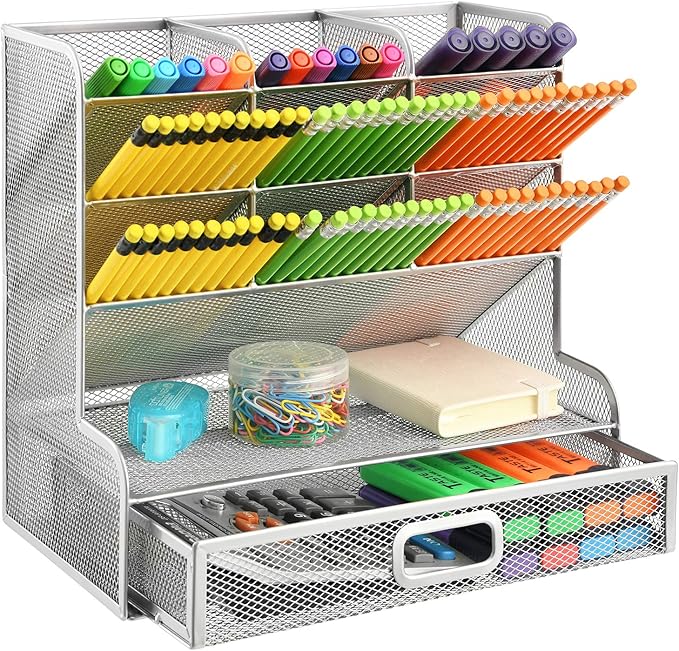 Marbrasse Larger Mesh Desk Organizer - Image 6