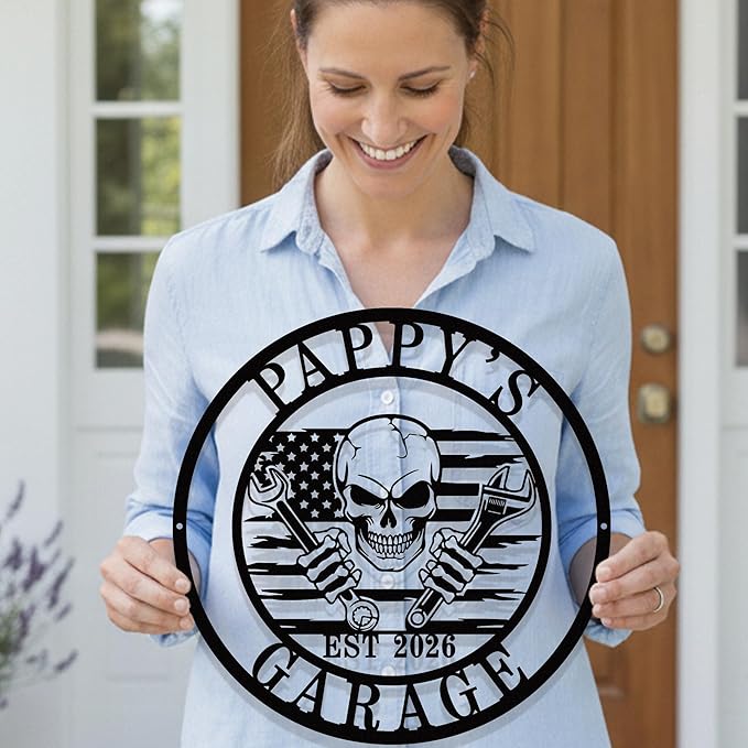 Personalized Garage Metal Sign - Image 3