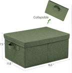 HOONEX Storage Bins with Lids for Organizing, Storage Boxes with 2 Carrying - Image 7