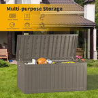 TARKARI 270 Gallon Lockable Resin Deck Box, Waterproof & UV-Resistant Outdoor - Image 6