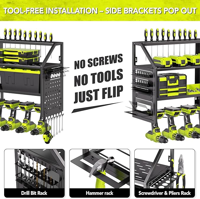 YFFSRJDJ Power Tool Organizer Wall Mount - Image 2