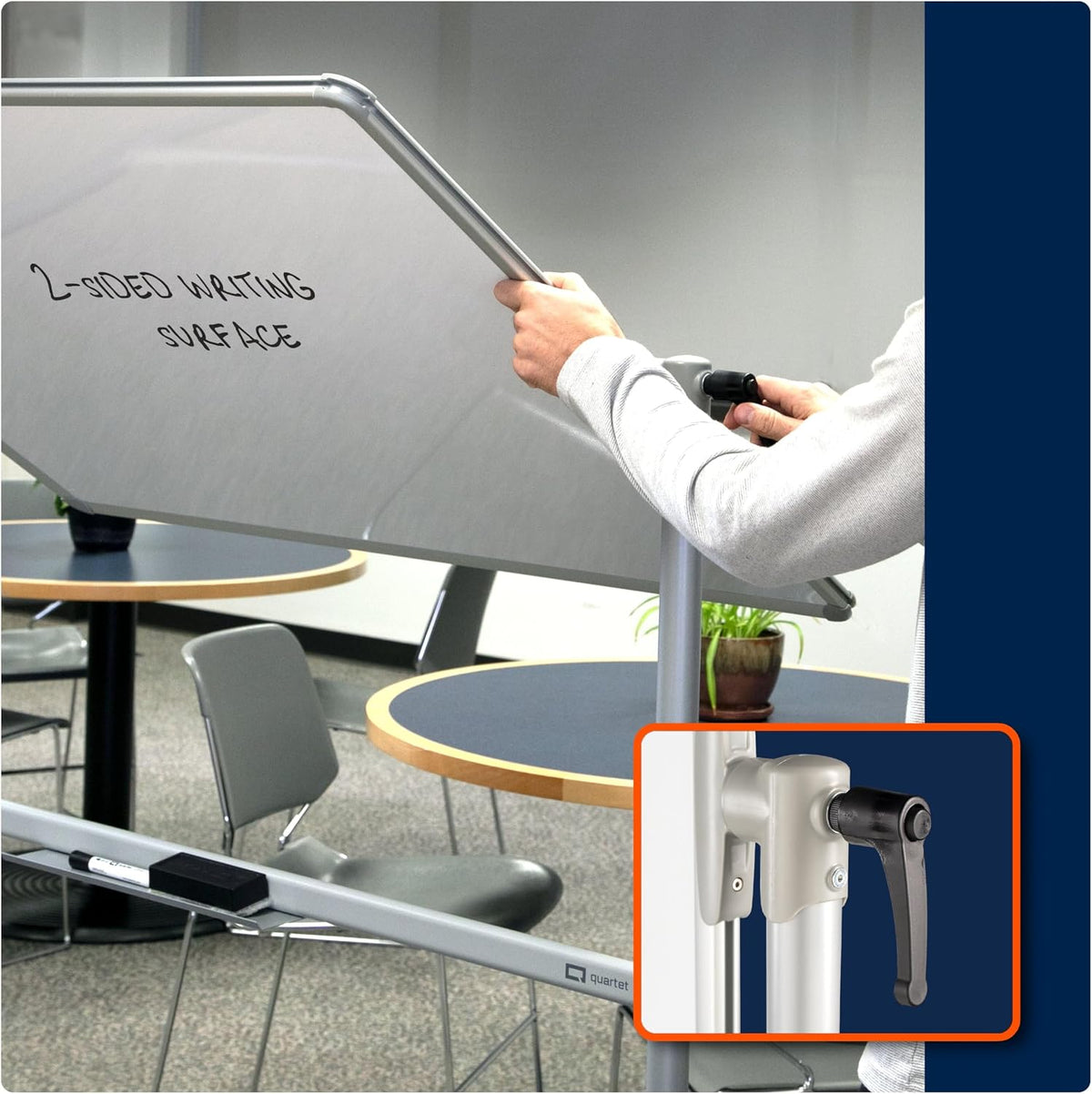 Quartet Magnetic Dry-Erase Board, 48" x 36" (4' x 3') Nano-...