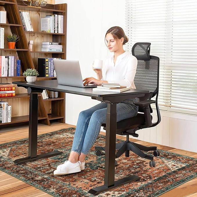 Anidaroel 48"x60" Chair Mat for Hardwood Floor/Tile Floor, Desk Chair Mat for - Image 2