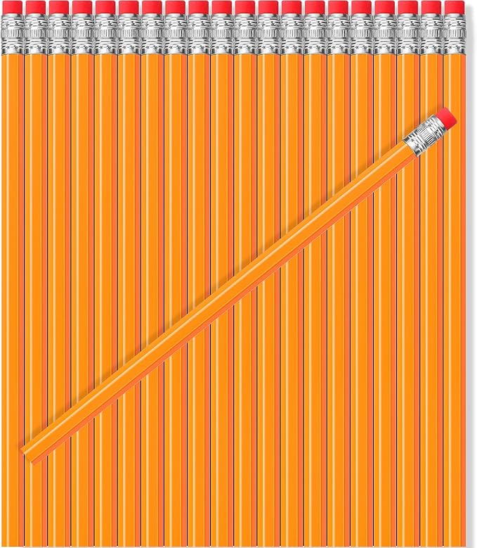 TecUnite 600 Pcs HB #2 Unsharpened Pencils bulk by TecUnite