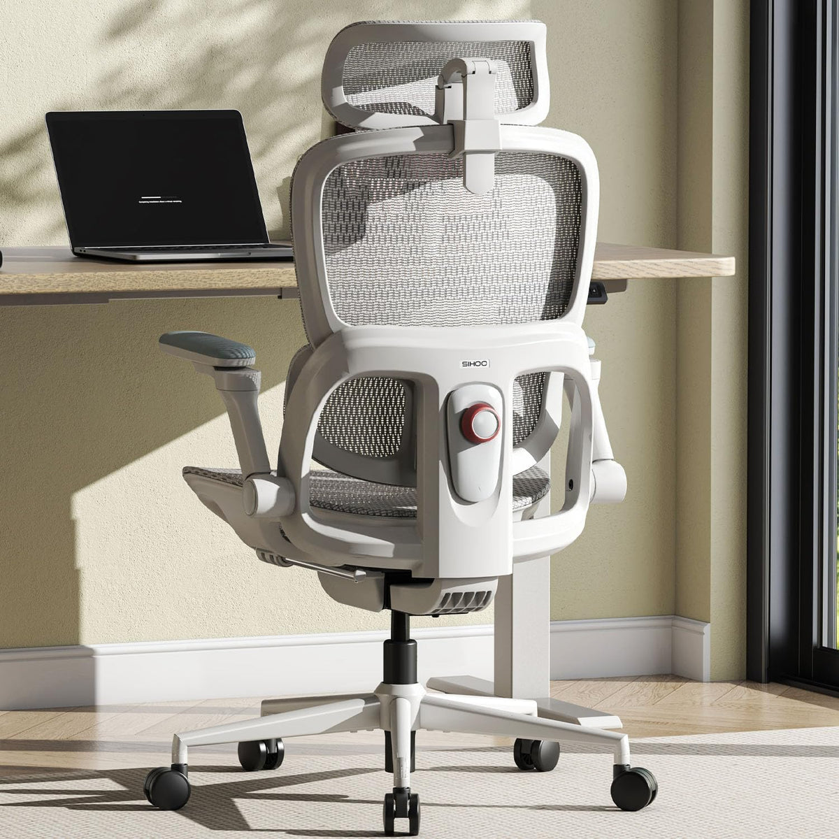 SIHOO B300 Pro Ergonomic Office Chair Without Footrest, 4D Lumbar Support