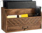 VERGOODR Solid Wooden Desk Drawer Organizer Desktop File Sorter, Desktop Mail by VERGOODR