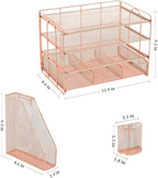 OPNICE Desk Organizer, 4-Tier Desktop File Organizer - Image 4