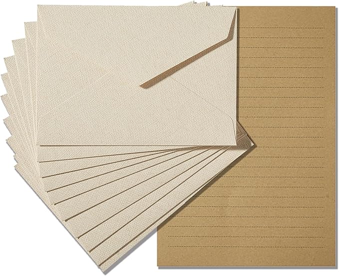 Tuhangcc Stationery Writing Paper and Envelopes Set by Tuhangcc