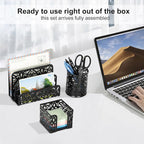 EasyPAG Desk Organizers and Accessories 3 Pieces Office Organizer Set - Image 6