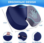CushZone Seat Cushion, Office Chair Cushions, Car Seat Cushion, Non-Slip - Image 2