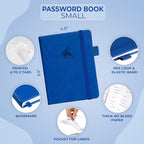 Clever Fox Password Book with alphabetical tabs. Internet Address Organizer - Image 2