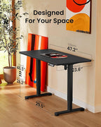 ErGear Height Adjustable Electric Standing Desk, 47.2 x 23.6 Inches Sit Stand - Image 3