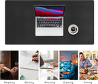 Mydours 36" x 16" Large PU Leather Desk Pad - Image 6