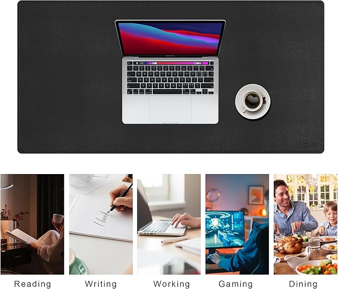 Mydours 36" x 16" Large PU Leather Desk Pad - Image 6