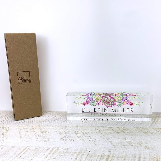 Artblox Office Desk Name Plate Personalized | Custom Name Plates - Image 5
