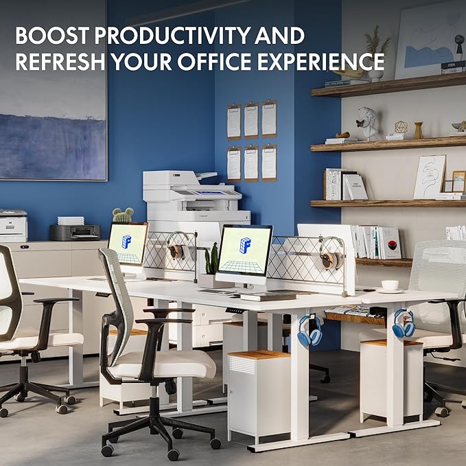 FLEXISPOT One-Piece Electric Standing Desk, 48 x 24 Inches Adjustable Desk - Image 4